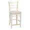 International Concepts 36 in.Round Counter Height Extension Dining Table w/12 in.Leaf and 2 Stools in Unfinished-3 Pc. Set K-36RXT-23B-S6172-2 - alternate 4